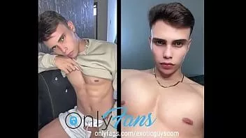 play Twink in bathroom shower sex for exoticguys.com