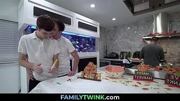 play Family dinner with bro and dad went hot... jax thirio, dakota lovell